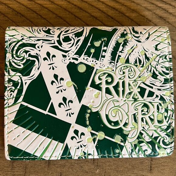 RipXGirl🏄🏻‍♀️ Florentine Waves🌊 Lightweight EasytoCarry Vegan🌱Wallet DL Slot - Picture 1 of 17
